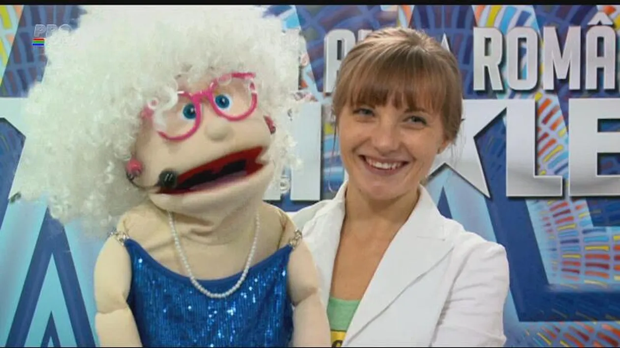O tipă ventriloc a făcut show maxim la Românii au talent! Bartoş i-a sărutat bunica pe gură! Vezi ce s-a întâmplat!