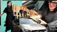 Andreea Tonciu continuă disputa cu Roxana Nemeș, de la volanul unui Mercedes-AMG E 53 4MATIC+ Coupé de 80.000 €. “Ea a venit cu o mașină de 3.000 €, cât valorau tenișii mei din picioare”