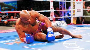 Irimia il scapa de KO financiar pe Goodridge