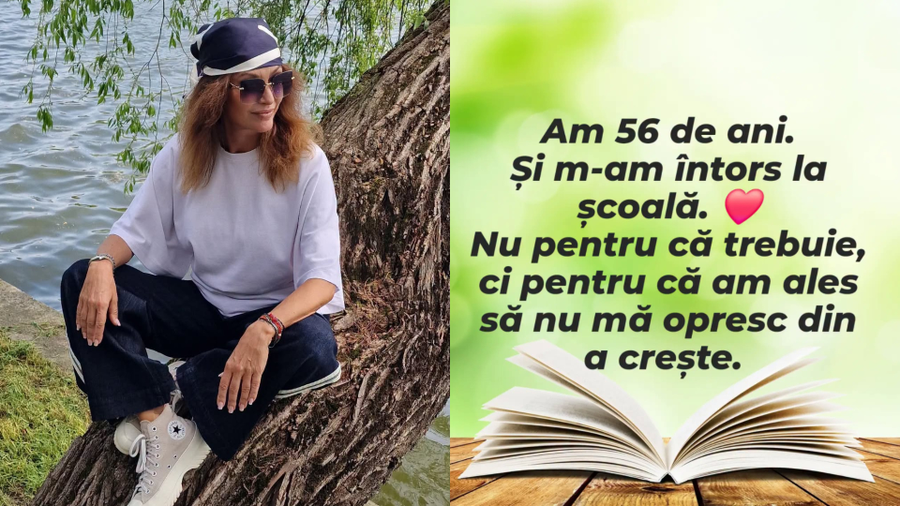 Anca Țurcașiu s-a întors la școală. Ce cursuri face actrița: „Niciodată nu e prea târziu”