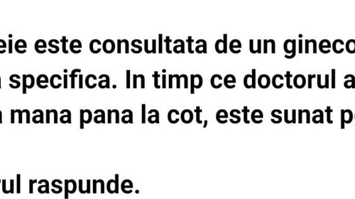 Bancul zilei | La ginecolog