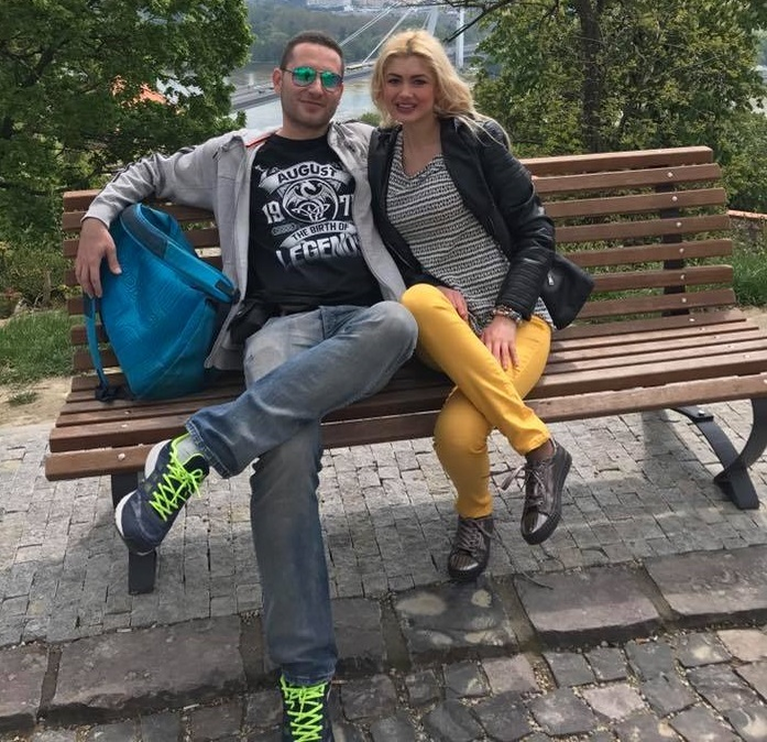 Flavia Apostol, împreună cu iubitul ei