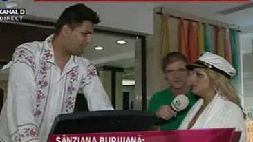 VIDEO Intalnire soc intre Sanziana Buruiana si admiratorul ei, Marius Baldovin! Vezi ce a iesit intre cei doi si daca mai are de gand cantaretul sa se sinucida!