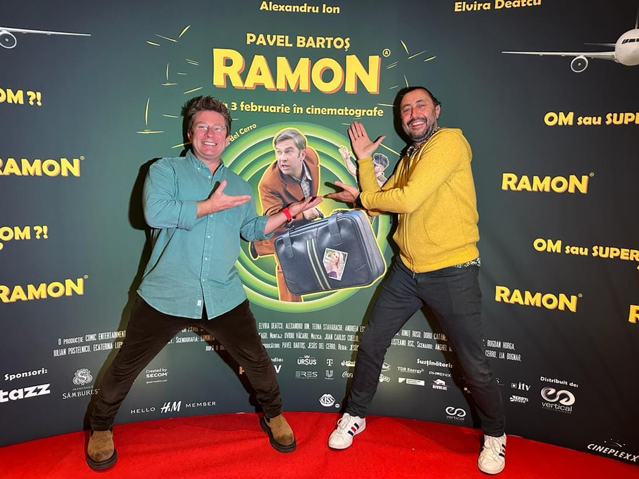 Pavel Bartoș la avanpremiera filmului „Ramon” (Sursă: Facebook)