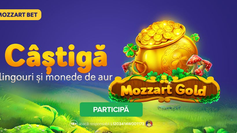 (P) Intră în Mozzart Gold, cea mai provocatoare campanie a anului și poți câștiga premii în valoare de peste 200.000 RON!