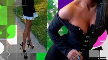 Roxana e sexy și obraznică! Cum arată bruneta care își scoate sânii la înaintare