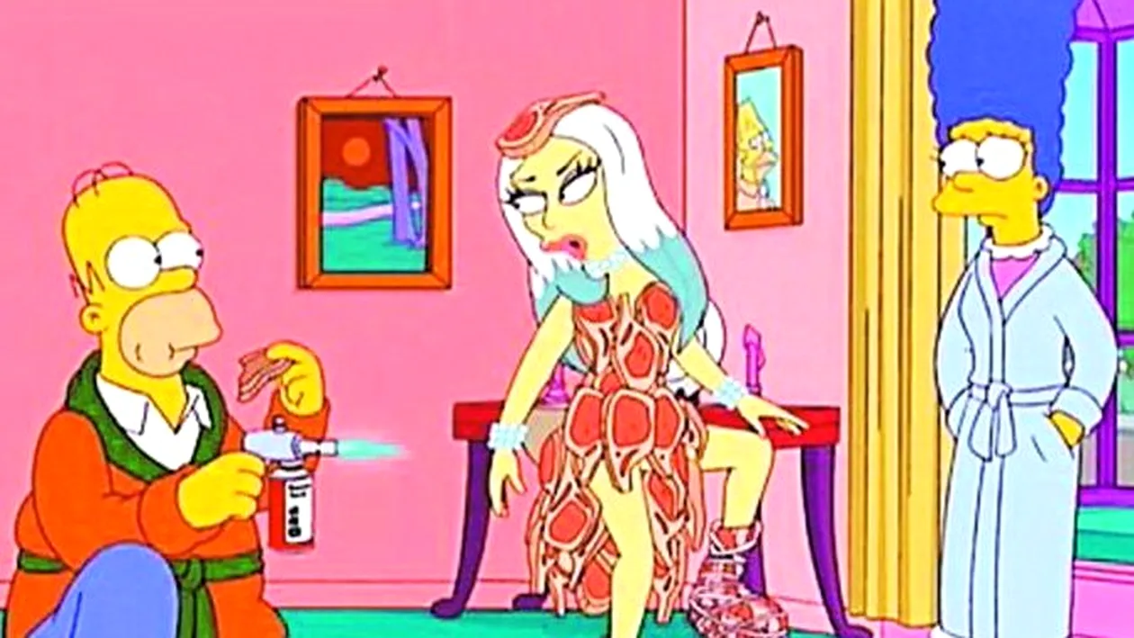 Ce spune Lady Gaga despre rolul ei din Familia Simpson: Sunt o tarfulita