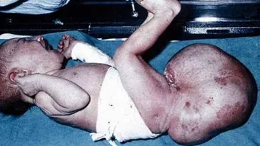 Caz fără precedent la Iasi! Medicii au operat cu succes o fetiţă cu o tumoră GIGANT pe spate