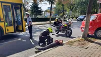 Scene șocante în centrul orașului Constanța. Un bărbat s-a prăbușit pe asfalt. VIDEO