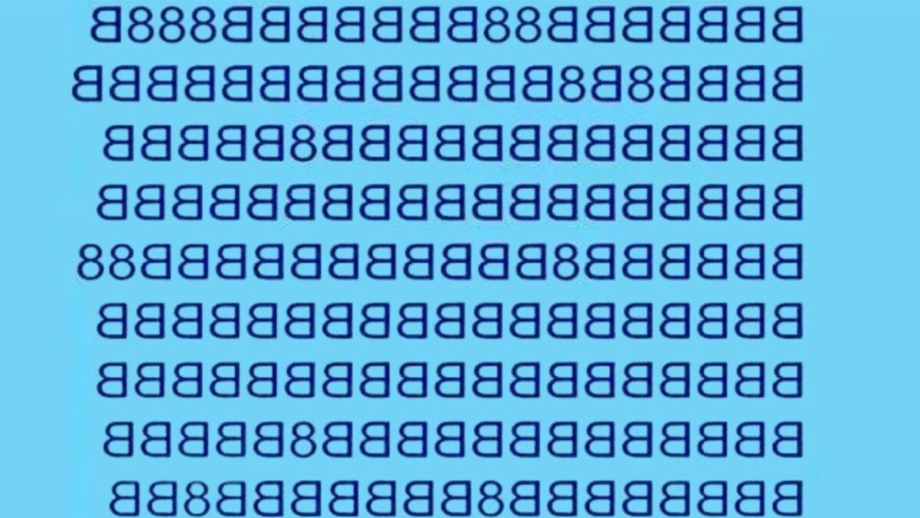 Test de perspicacitate | Câte cifre 8 sunt în această imagine, de fapt?