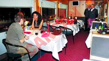 Cina romantica in tren, alaturi de Laurette