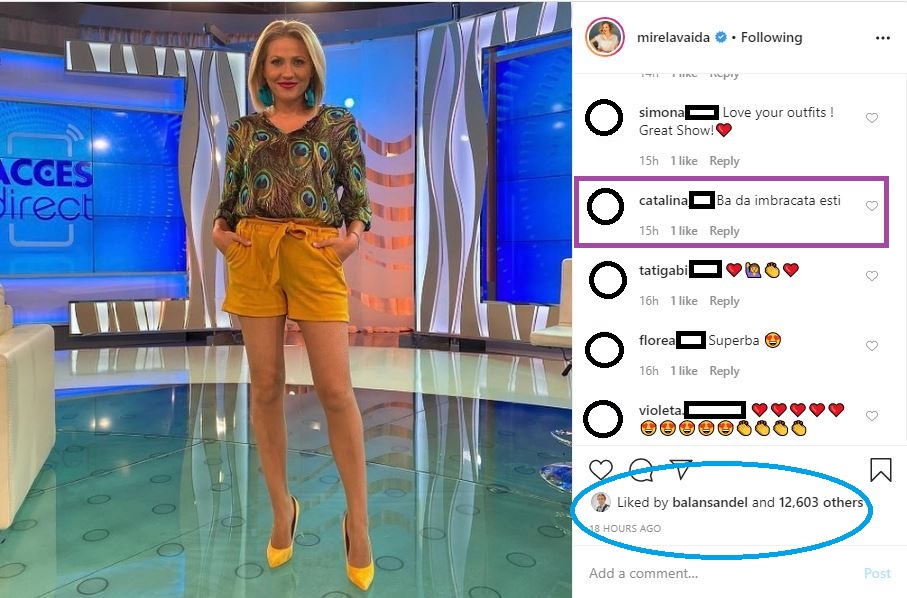 Mirela Vaida, taxată dur de fani! Reacţii în lanţ după ce a apărut această fotografie: “Nu a ajuns materialul?”