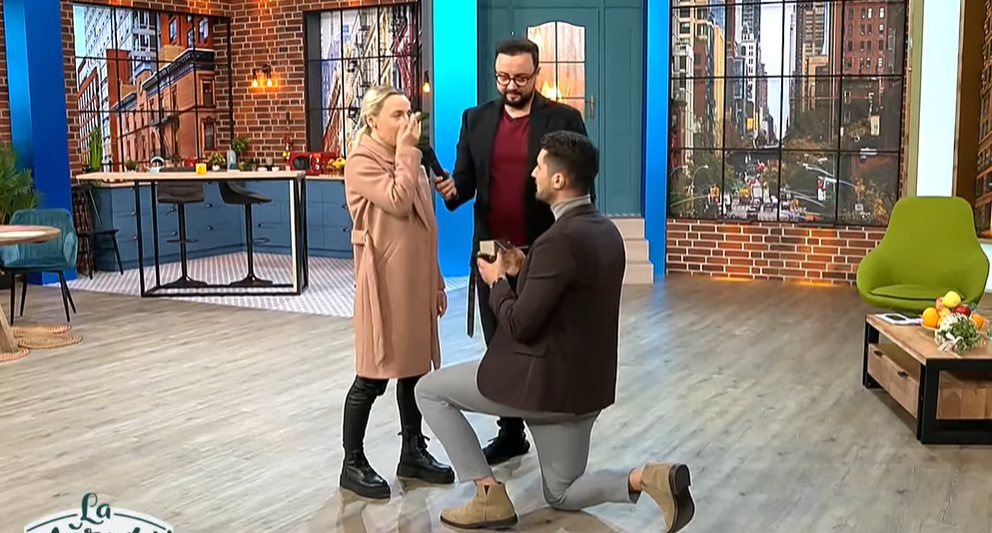 Andrei Ciobanu de la Survivor și-a cerut iubita de soție, în direct. Cum a reacționat Marilena