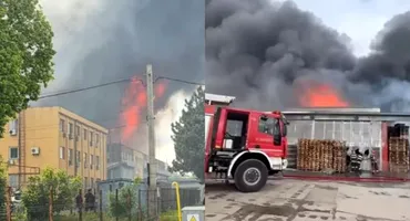 BREAKING! Incendiu violent în București: nu deschideți ferestrele! ISU a emis Ro-Alert