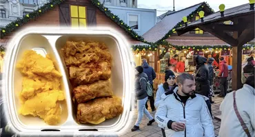 Cât costă 2 sarmale și un langoș la Târgul de Crăciun din Budapesta. Prețurile sunt mai mari decât în România