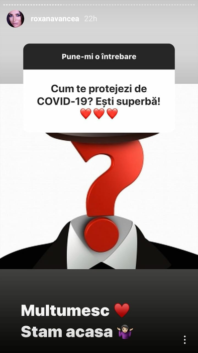 Roxana Vancea, îngrozită de noul coronavirus. Cum se protejează vedeta şi familia sa