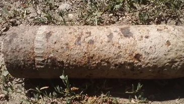 Un obuz ramas din al II-lea Razboi Mondial, gasit intr-o localitate din Constanta!