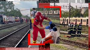 BREAKING | Haos în Gara Basarab! A fost activat Planul Roșu! Locomotiva a rămas fără frâne și s-a izbit de vagoane!