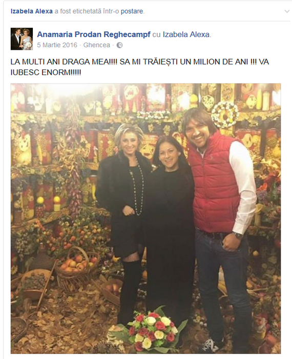 EXCLUSIV! Culisele divorţului: actele s-au semnat în noiembrie, apoi… Fosta soţie a lui Dan Alexa a şters-o de pe Fb 
pe Anamaria Prodan. Avem mesajele pe care i le-a ”trimis”!
