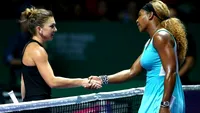 Ce reacție a avut Serena Williams după ce a lovit-o din greșeală pe Simona Halep