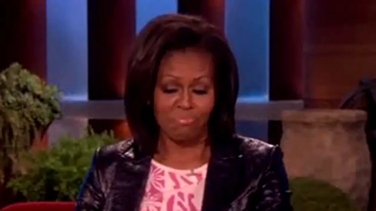 VIDEO Michelle Obama face flotari in direct la TV! Uite ce tonus muscular are Prima Doamna a Americii!