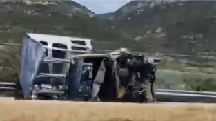 Filmul accidentului din drumul către Thassos! 3 persoane au murit pe loc: ar fi și români printre ei