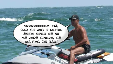 Îi prieşte ”evadarea” din arestul la domiciliu! Şi-a făcut poftele pe plaja milionarilor!