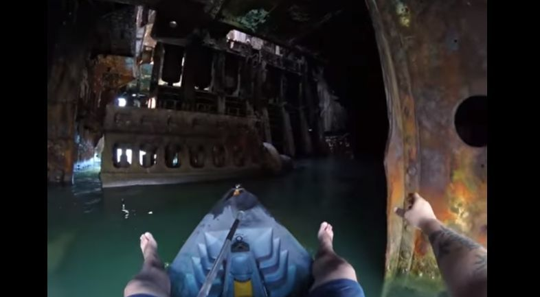 Epava din Costineşti, „vedetă” în presa britanică. Imagini din interiorul vasului: „N-am mai văzut aşa ceva niciodată”
