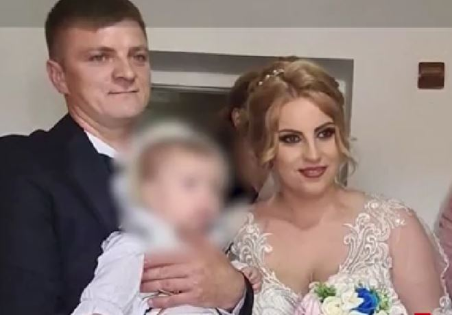 Valentin și-a ucis cu bestialitate soția. sursă foto: captură video. Cei doi aveau împreună un copil de 3 ani