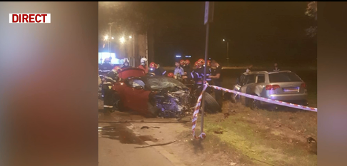 Imagini șocante cu momentul accidentului produs de Mario Iorgulescu! ”Gonea” ca o rachetă!