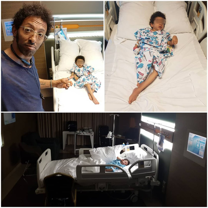 Fiul lui Kamara, pe patul de spital. A făcut primul transplant de celule stem în Turcia