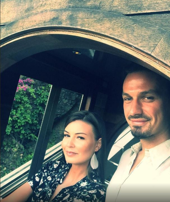 Raluca, alături de iubitul ei, Lukasz, în vacanță