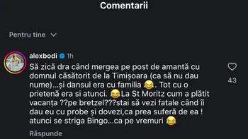 Se încing spiritele! Alex Bodi susține că Ramona Olaru a fost amanta unui ‘domn căsătorit de la Timișoara’: ”Dau cu probe și dovezi, că prea suferă de ea”