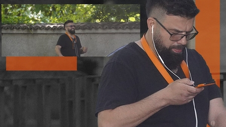 Cum l-am surprins pe Edi Stancu, în buricul Capitalei. Faimosul coregraf ”forțează” silueta!