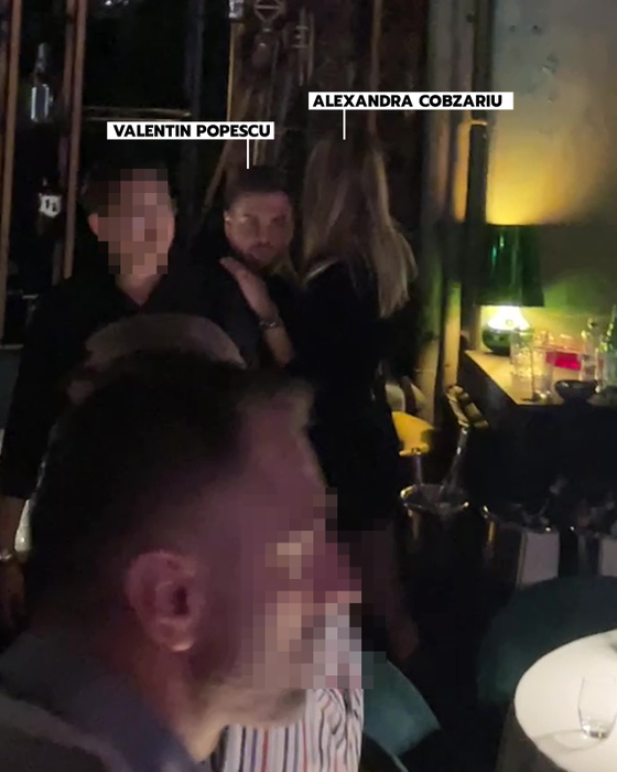 În club, Alexandra Cobzariu și Valentin Popescu s-au comportat ca un veritabil cuplu (SURSA FOTO: CANCAN.RO)