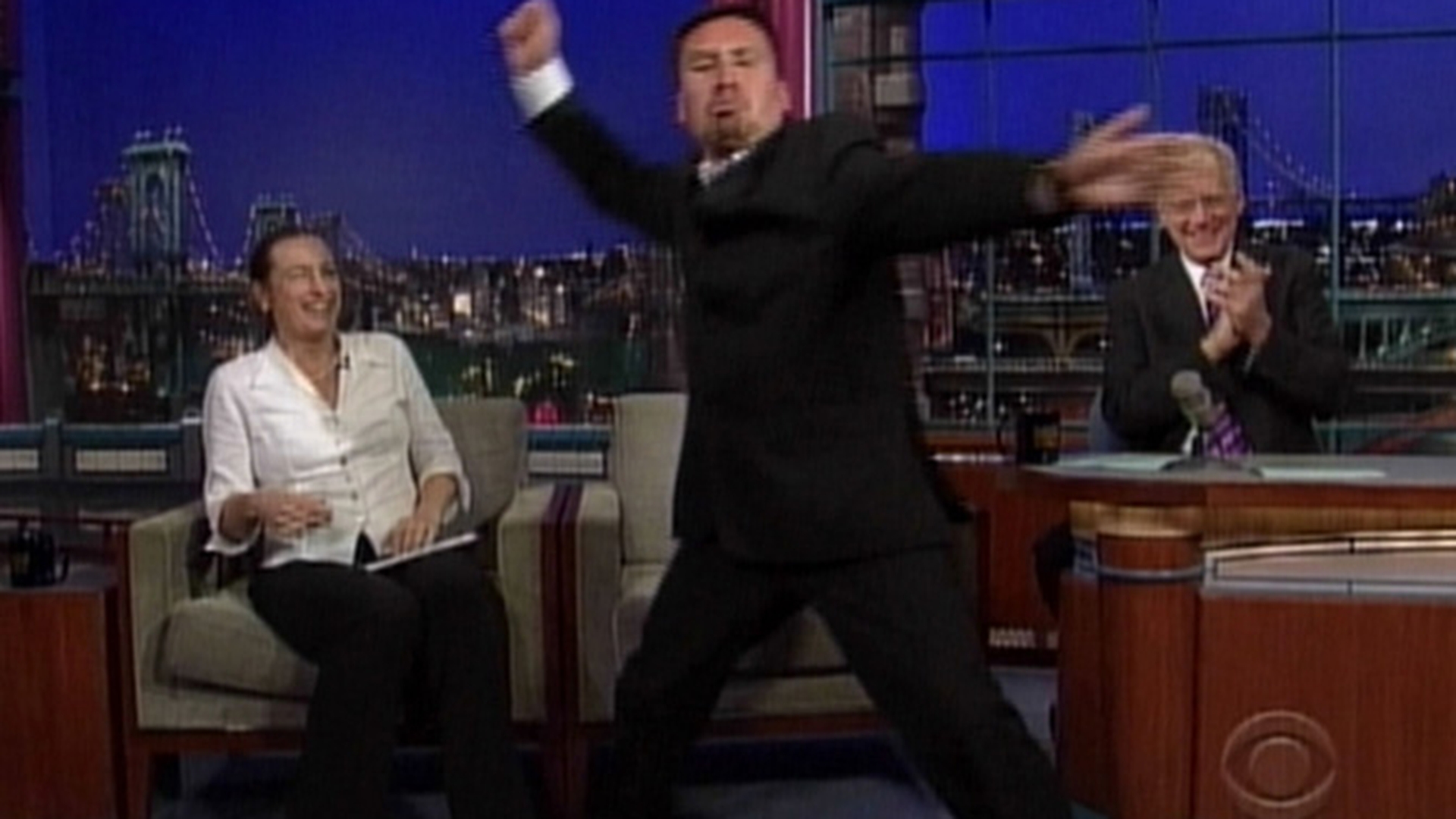 "Minerul Elvis" a facut show la Letterman