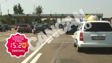 S-a intors roata! Turistii au fugit mai devreme de la mare! Zeci de masini stau la coada la Fetesti!