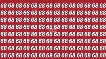 Test de inteligență | Identificați singurul număr care nu este 68!