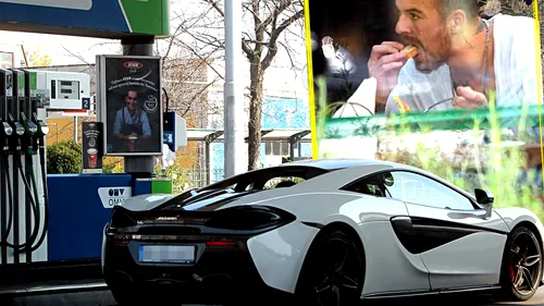 Are McLaren de 170 mii €, dar… A băgat benzină de 20 de euro + a luat prânzul lowcost