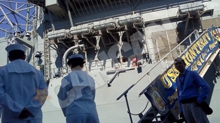 Crucisatorul USS Monterey, in portul Constanta