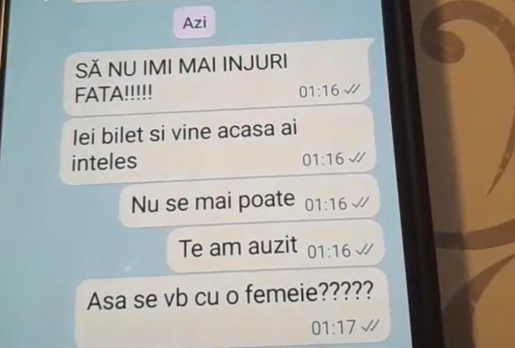 Mesajele pe care mama Biancăi Pop i le-a trimis lui George Sursă foto: TikTok