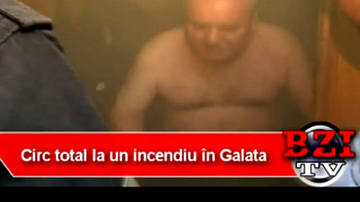 VIDEO HALUCINANT! Apartamentul lui ardea, el era asfixiat in casa si nu-i lasa pe pompieri sa intre - Am pus o oala pe foc si a scazut apa! Reactia vecinilor e geniala: Te prind eu, tu-ti crucea ma-tii