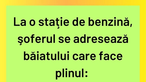 BANCUL ZILEI | "Verifică și cauciucurile!"