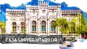 Casa Universitarilor, simbolul stilului romantic din București. Monumentul istoric găzduiește o parte din evenimentele organizate de Universitatea din București