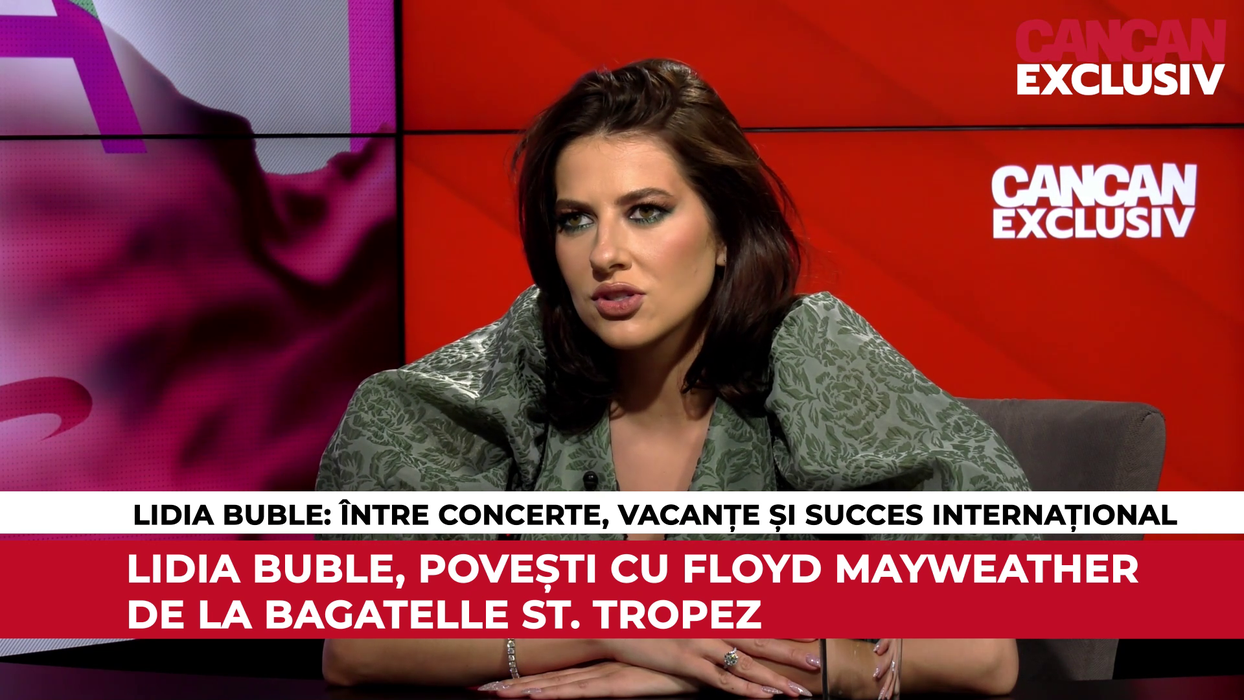 Lidia Buble este invitată în cea mai recentă ediție a emisiunii CANCAN EXCLUSIV (Foto: captură video)