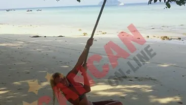 Delia s-a dat pe liane in insulele thailandeze
