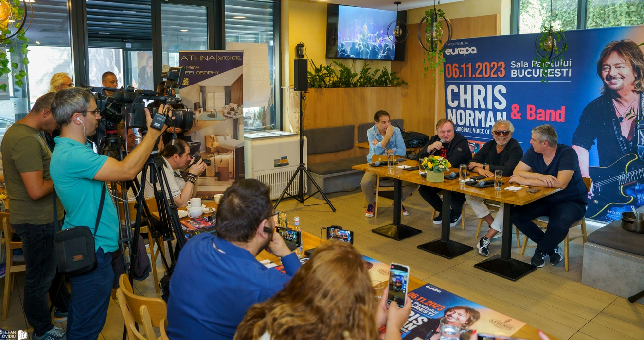 Spectacol de proporții marca Chris Norman, Smokie, la Sala Palatului din București. Ovidiu Lipan Țăndărică și Jessie vor concerta în deschidere!