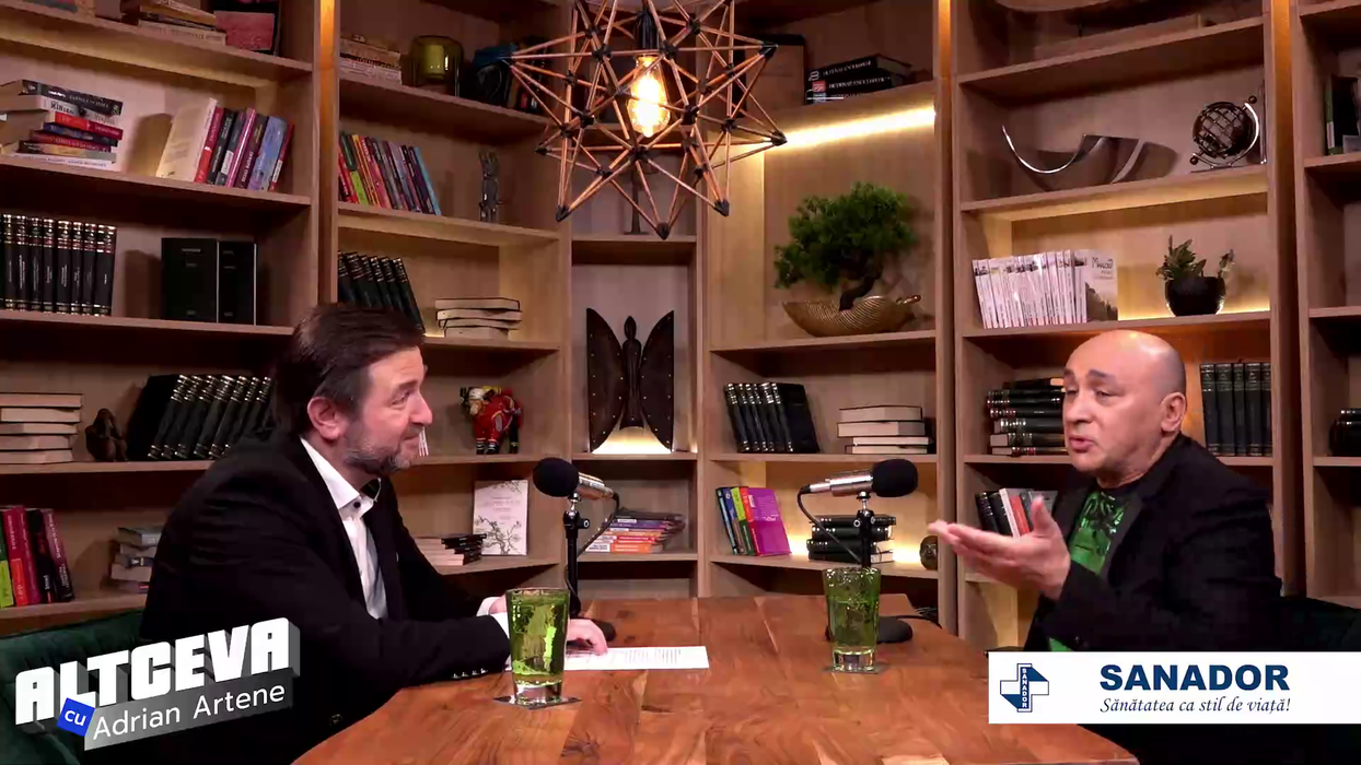 Podcastul poate fi urmărit integral pe canalul de YouTube ”ALTCEVA cu Adrian Artene” / (Sursa: Captură video)