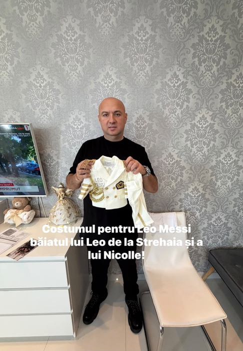 Leo de la Strehaia, nume de Champions League pentru băiețel. Cum l-a botezat