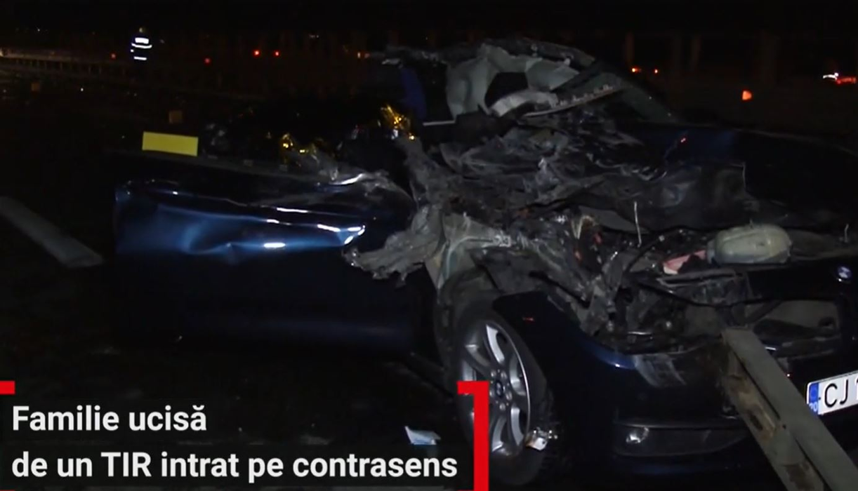 Accident înfiorător pe Autostrada București – Pitești. O fetiță de 1 an a fost decapitată după ce mașina în care era a intrat sub un tir